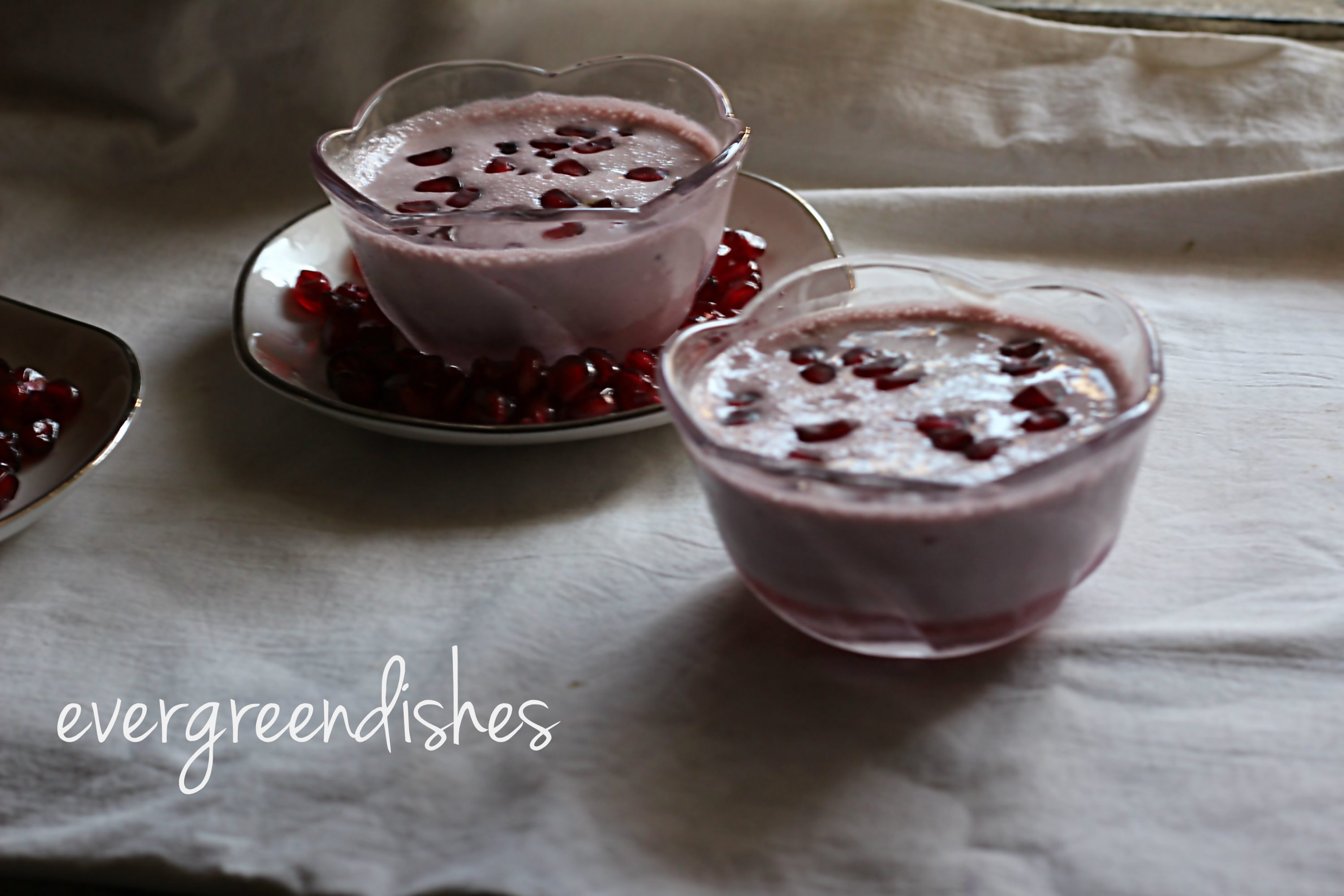 pomegranate mousse