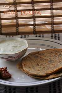 mint paratha