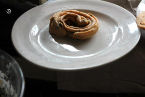 rolled into circular