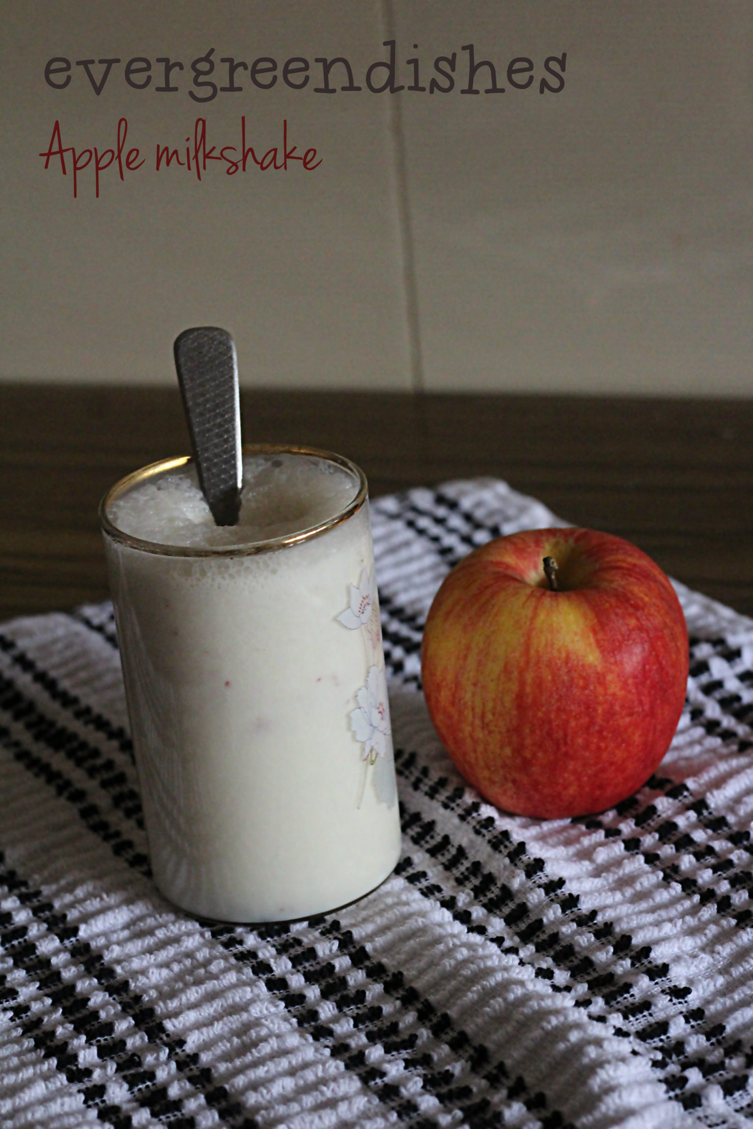 apple milkshake