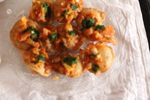 green chutney is put