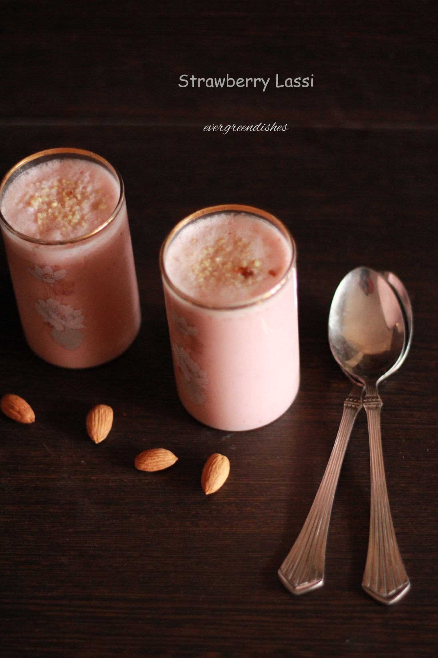 strawberry lassi