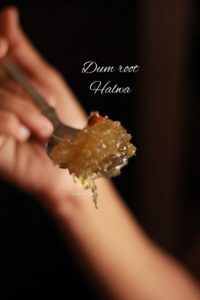dum root halwa