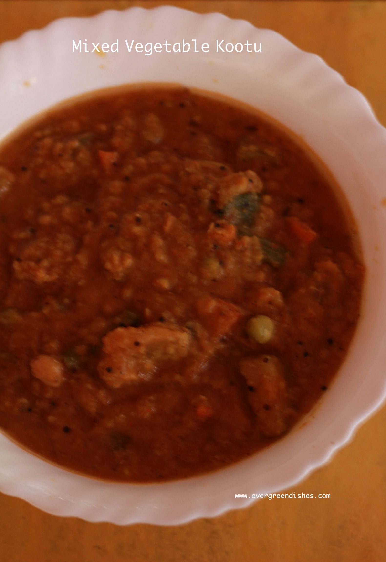 mixed vegetable kootu
