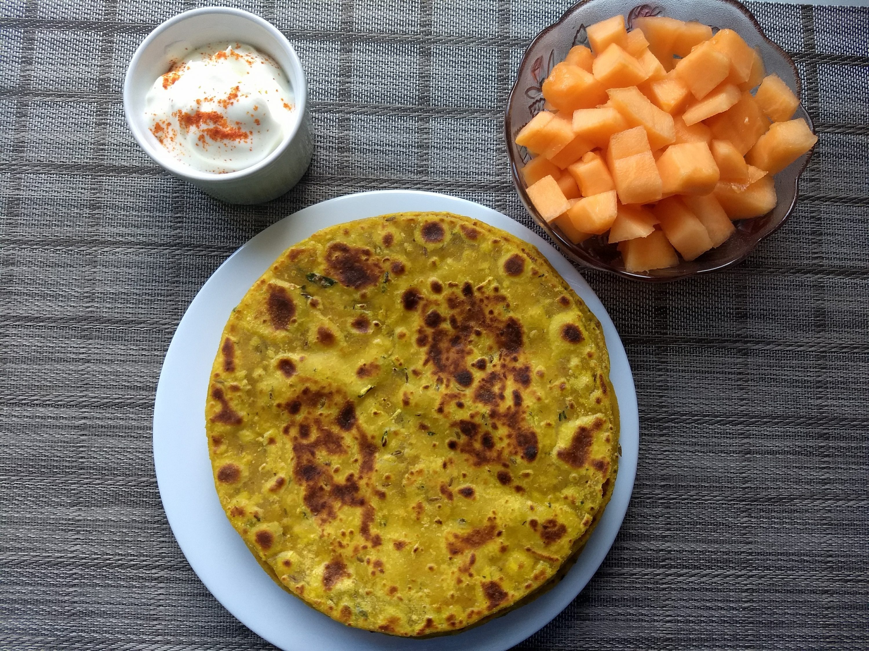 zucchini paratha