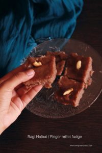 Ragi Halbai / Fingermillet fudge