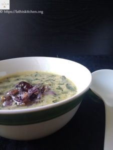 drumstick leaves dal with coconut