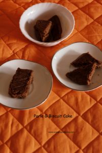 parle g biscuit cake