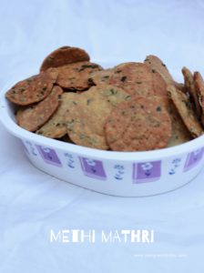 Methi Mathri methi mathri