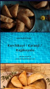 karchikayi /karanji / kajjikayalu