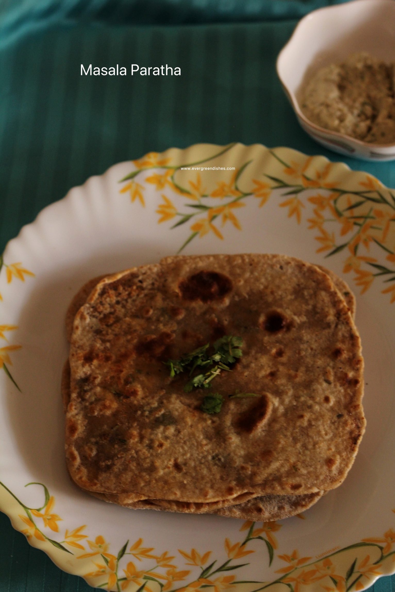 Masala parathas are spicy and different. They are ideal for lunch or dinner. 