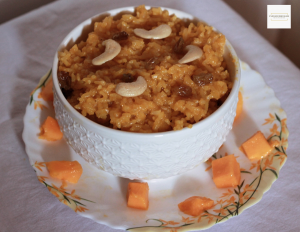 sweet mango rice / amba bhaat