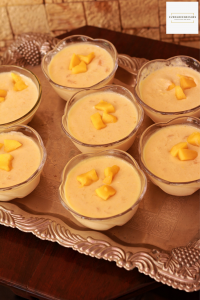 mango panna cotta