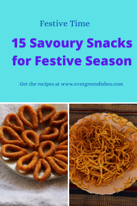 15 Savoury Snacks for the Festive Season Savoury snacks are loved by all. Here is a collection of popular snacks for the festive season, from murukkus to kodbole.