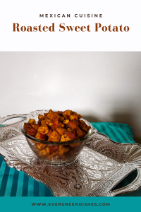 Roasted Sweet Potato Roasted Sweet Potato makes a good side dish with a bowl of soup and Mexican rice. Give a try to this , children will also love it.