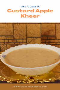 Custard Apple Kheer is an exotic dessert to serve anytime. It is creamy and tasty, ideal to serve for celebrations.
