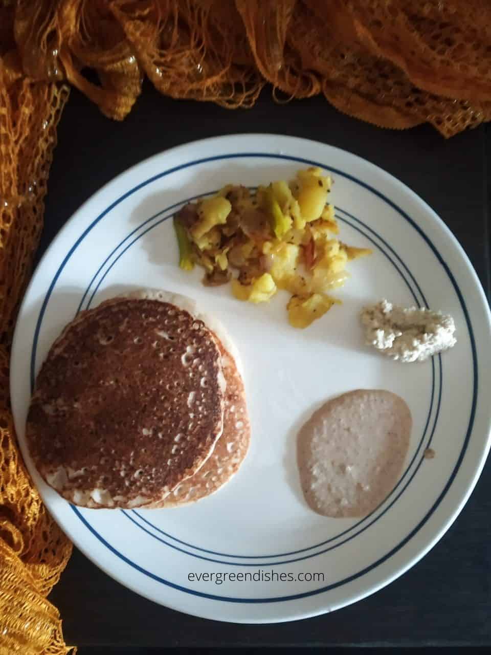 watermelon rind dosa