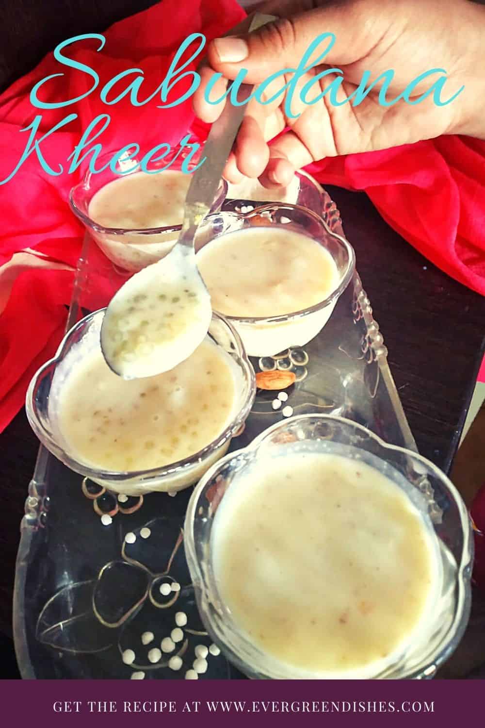 sabudana kheer/ sago payasam