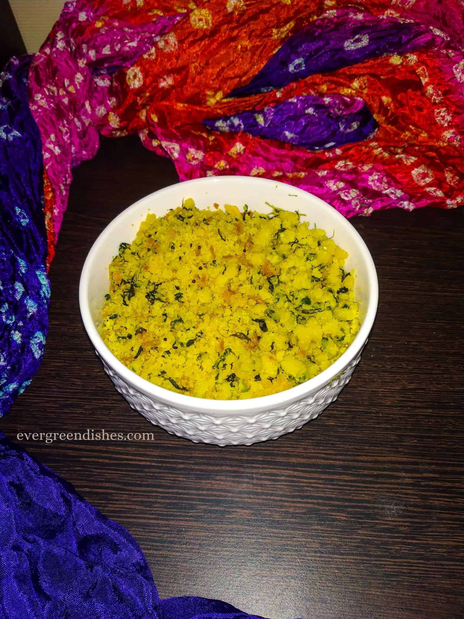 Photograph of Menthe Matvadi Palya | Matodi Palya | Karnataka recipes
