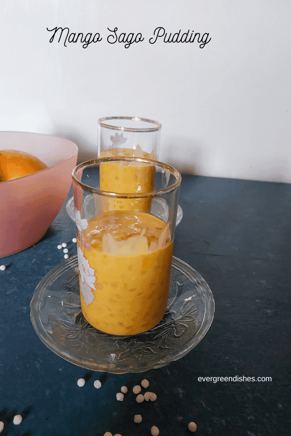 mango sago pudding
