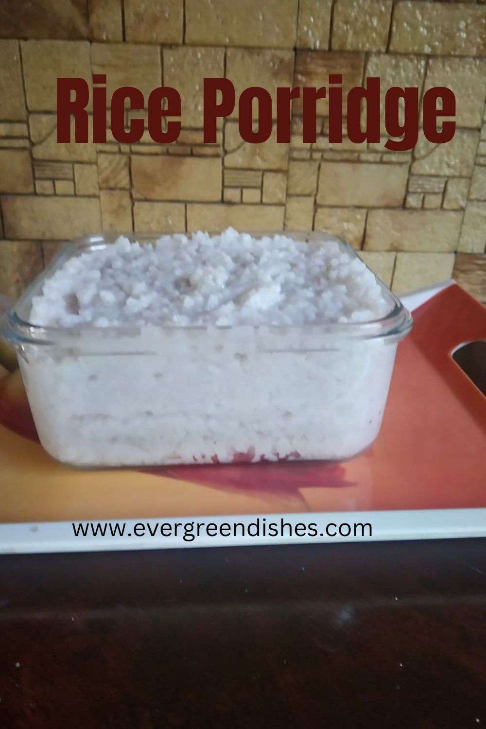 a bowl of rice porridge from soouth canara cuisine