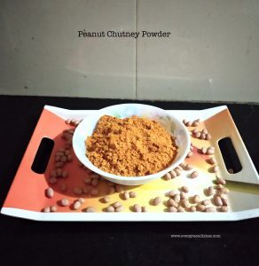 peanut chutney powder