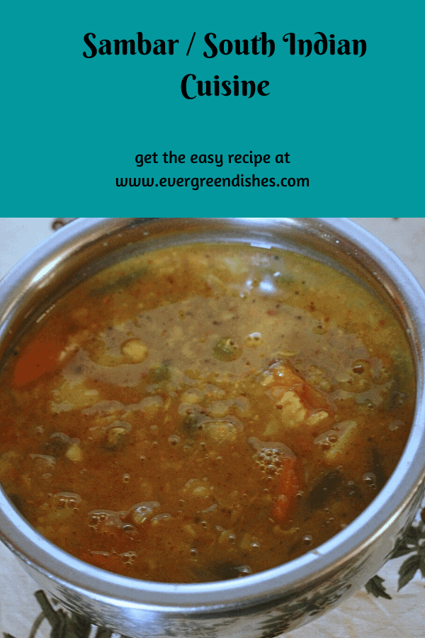 Sambar / south indian cuisine