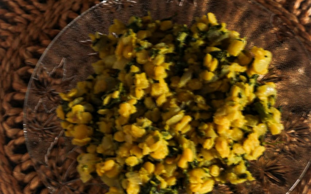 Dal with Methi Stir fry / Bele Palya
