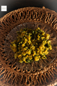 dal with methi stir fry