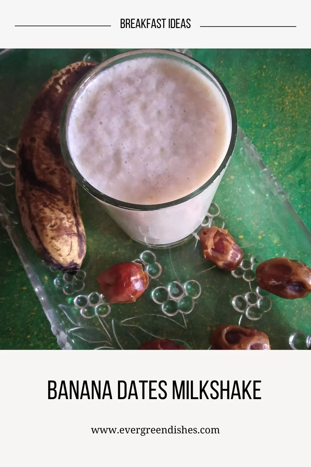 banana date milkshake