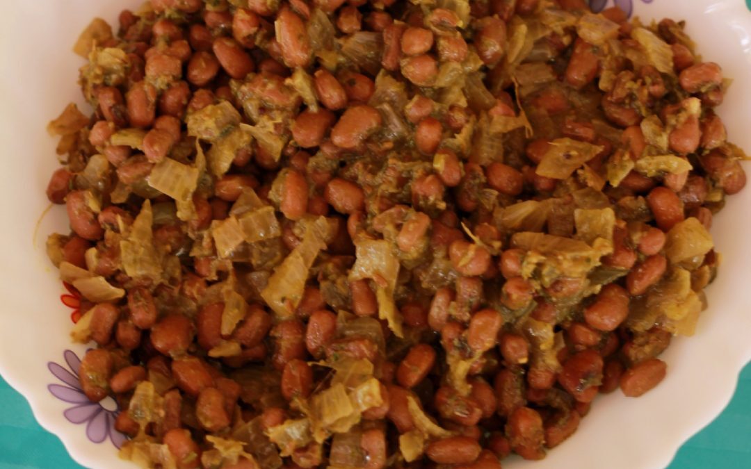 Black eyed bean veggie (alasande kalu)