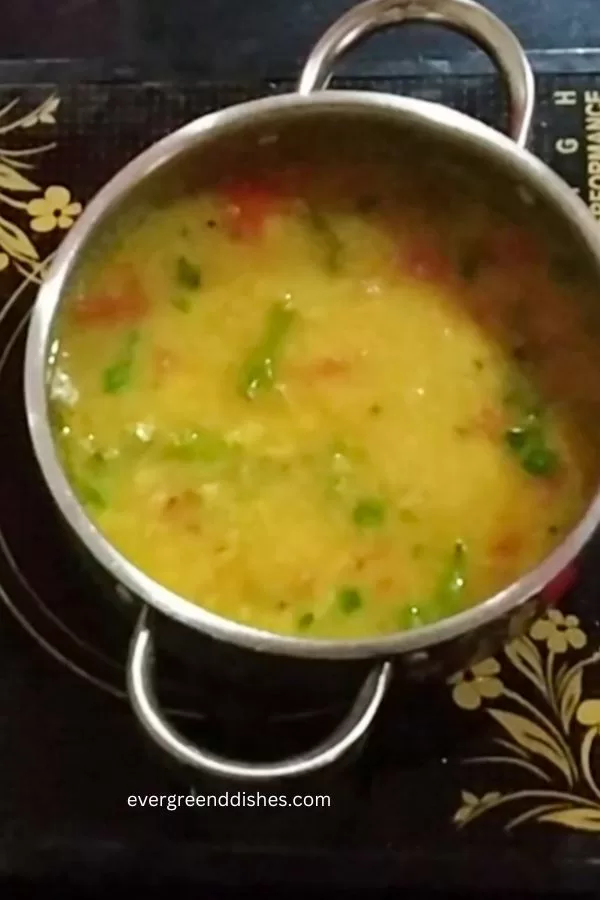 no onion garlic dal fry 
