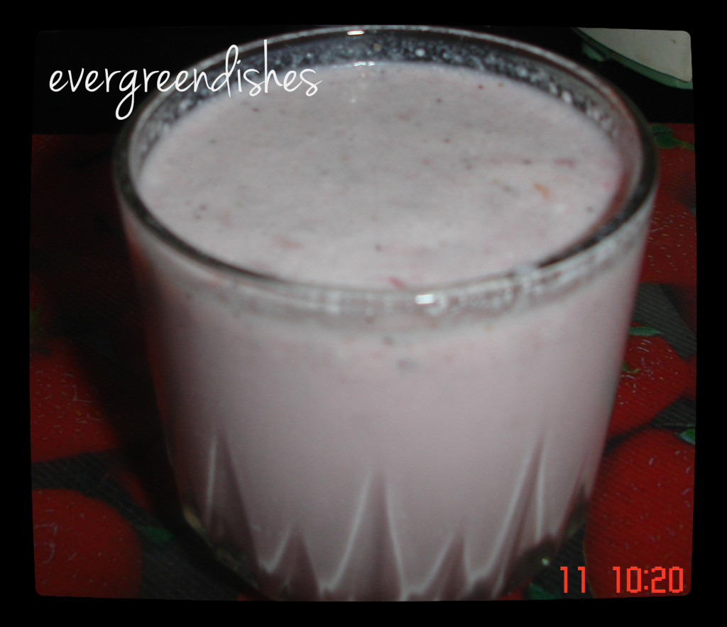 strawberry milkshake