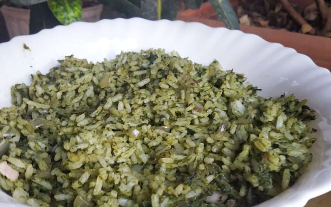 Spinach Rice Recipe | Palak Rice