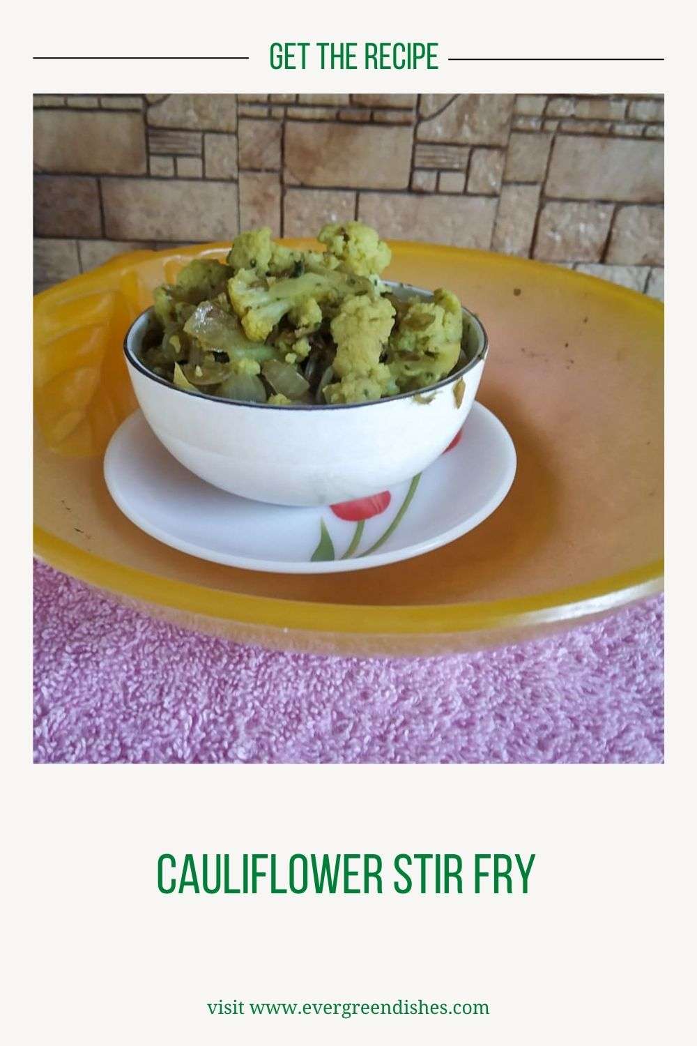 cauliflower stir fry