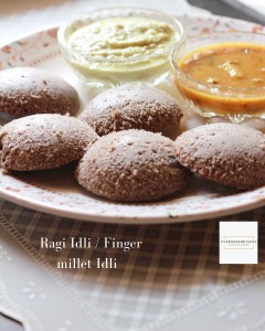 Ragi Idli / Finger Millet Idli