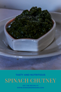 Spinach chutney