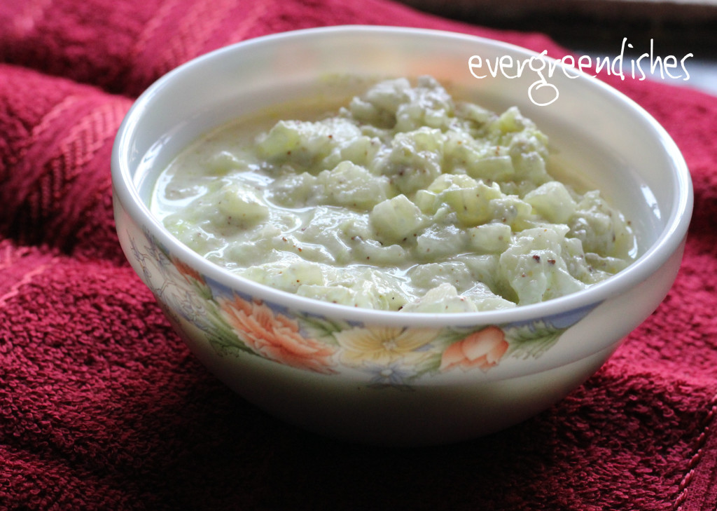 cucumber raita mangalore style