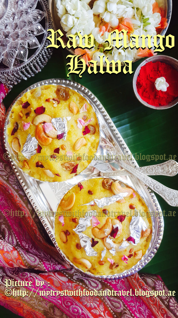 raw mango halwa