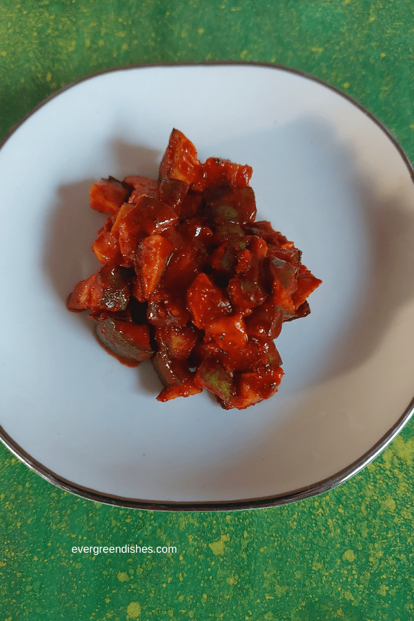 instant raw mango pickle