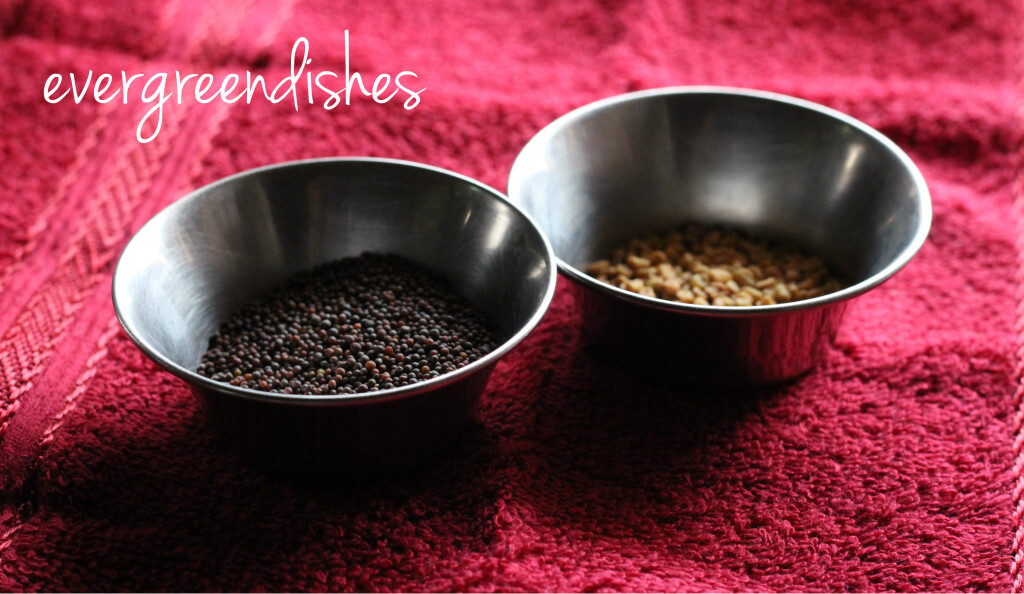 ingredients for pickle mix