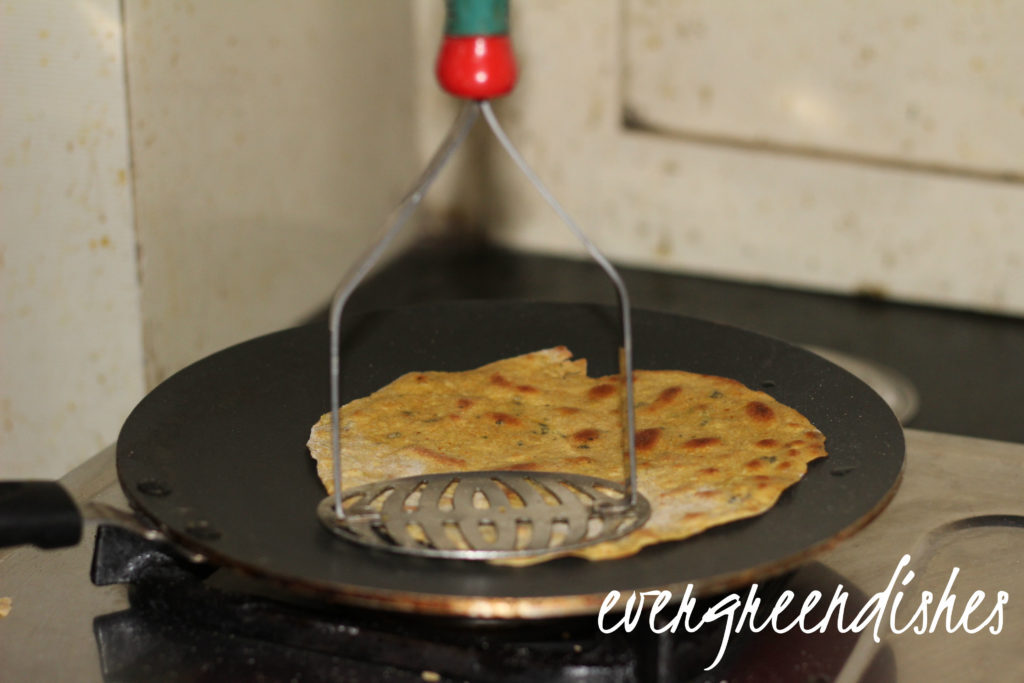 press it with a potato masher