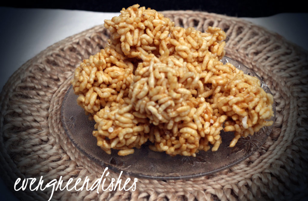 puffed rice balls