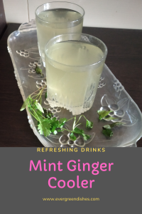 mint ginger cooler