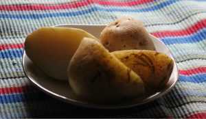 boiled potato