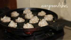 being cooked in appe pan