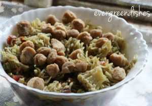 soya chunks pulav