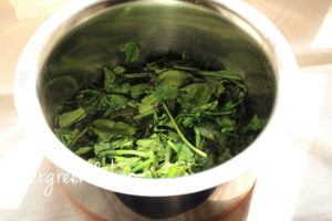 spinach blanched