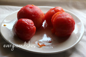 tomatoes blanched