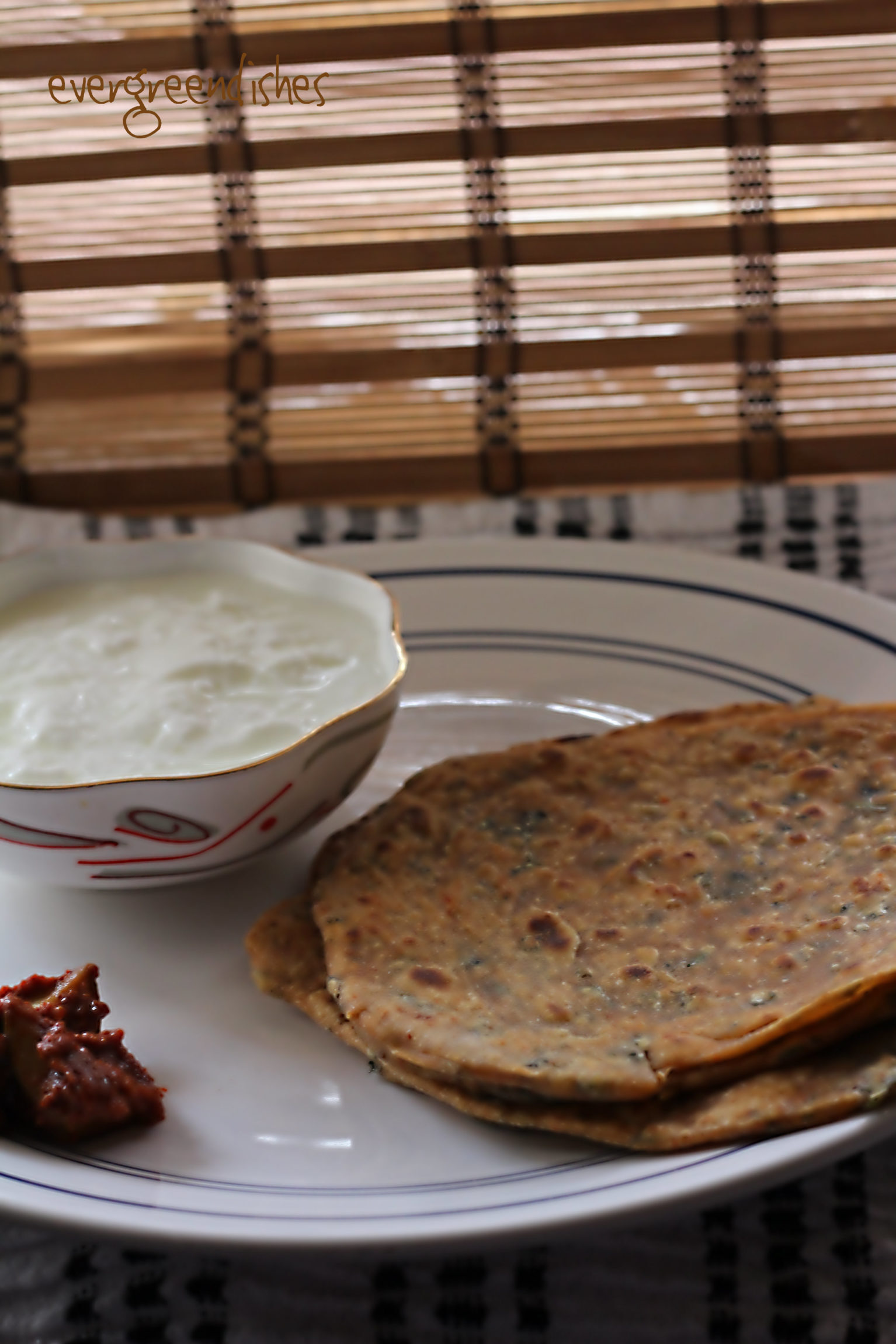 mint paratha mint paratha